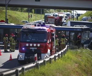 Kierowca autobusu MPK zginął po zderzeniu z innym autobusem