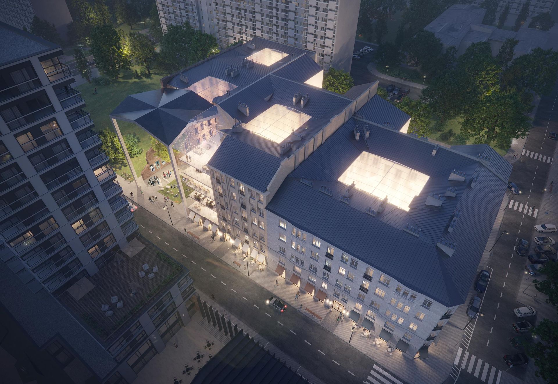 Odbudowa kamienic przy ul. Waliców, Warszawa. Grupa 5 Architekci