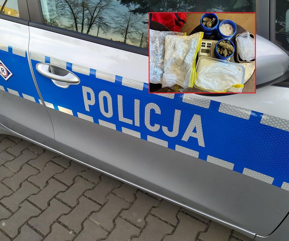Akcja policji z Torunia na Bydgoskim Przedmieściu. Znaleźli nie tylko narkotyki