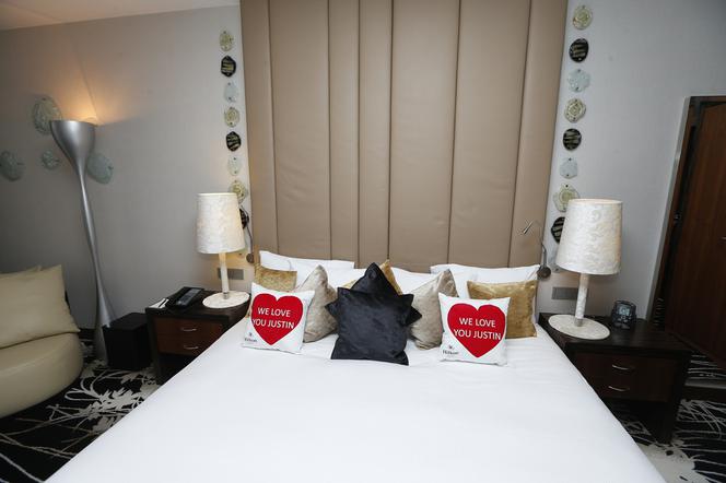 Justin Timberlake w Polsce - apartament Justina w hotelu Hilton Gdańsk