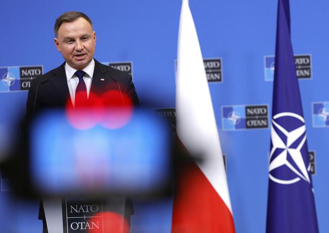 Prezydent RP Andrzej Duda zapowiedział, że NATO pomoże Ukrainie