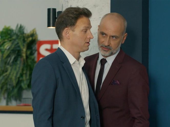 Barwy szczęścia, odcinek 3137: Łukasz Sadowski (Michał Rolnicki), Kornel (Jakub Bohosiewicz)