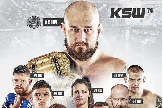 KSW 74 KOLEJNOŚĆ WALK. KSW 74 KARTA WALK. KSW 74 lista walk na KSW 74 kto walczy?