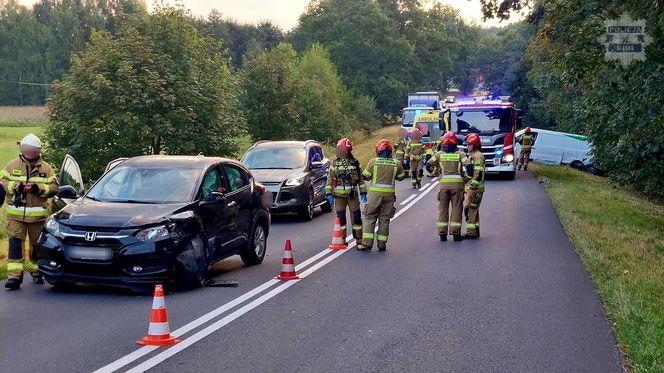 Wypadek w powiecie raciborskim