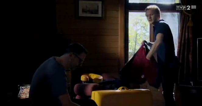 M jak miłość odcinek 1423, Łukasz (Jakub Józefowicz), Michał (Paweł Deląg)