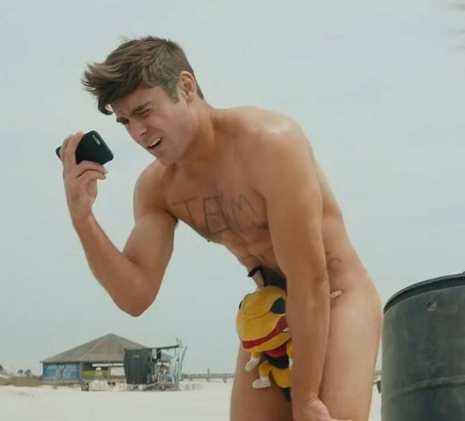 Zac Efron nago w Dirty Grandpa