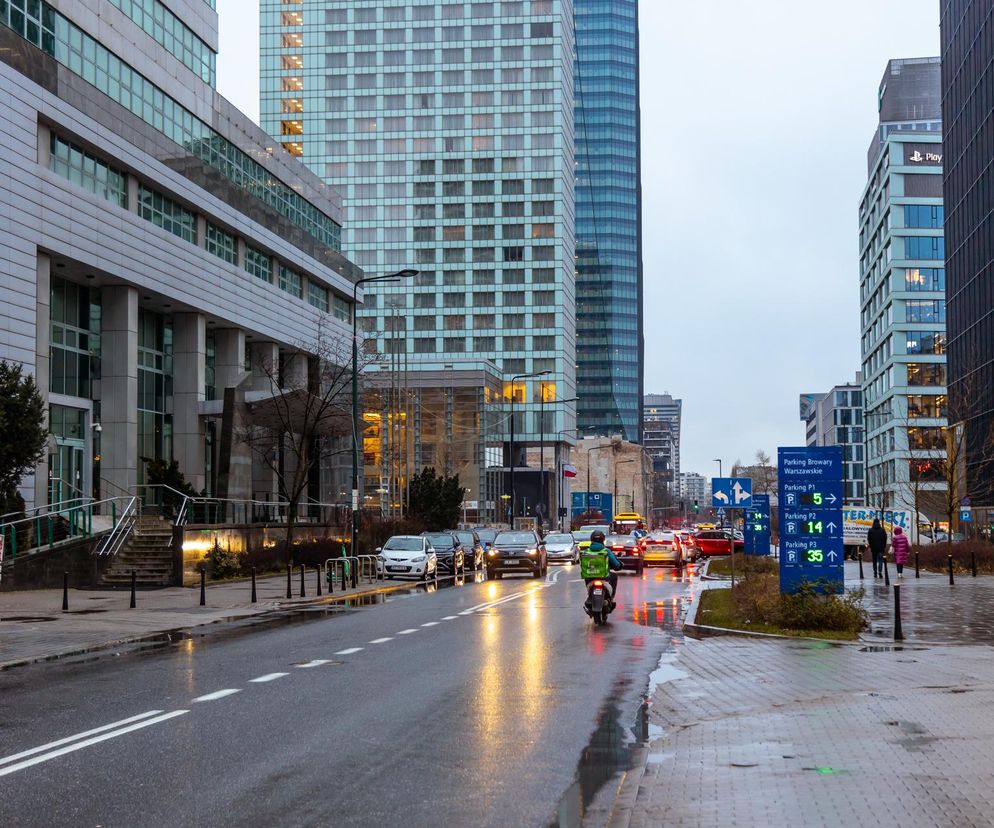 Ulica Grzybowska w Warszawie przed przebudową