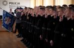 Ślubowanie młodych policjantów