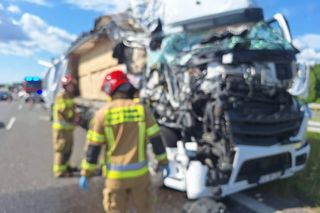 Wypadek na S5 koło Rawicza