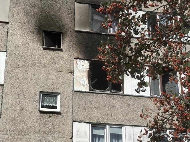 Pożar przy ulicy Matejki w Ostrowie. Sprawę wyjaśnia policja 