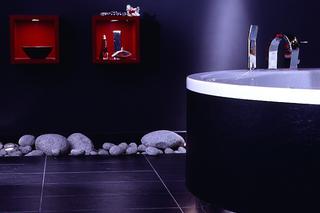 Nowoczesna łazienka w czerni