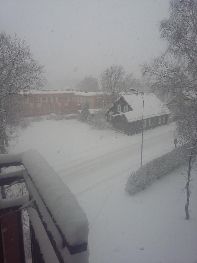 Atak zimy w Białymstoku