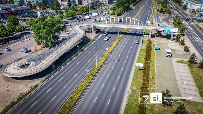 Kładka nad ul. Struga w Szczecinie