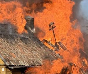 Mężczyzna nie żyje. Tragiczny pożar domu w woj. lubelskim