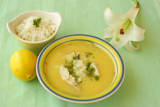 Zupa cytrynowa z kurczakiem i ryżem - przepis Ewy Wachowicz