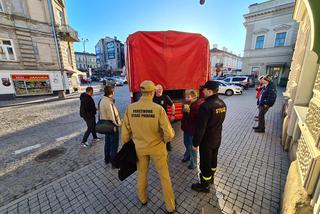 Punkt przyjęć dla Ukraińców w Przemyślu [ZDJĘCIA]