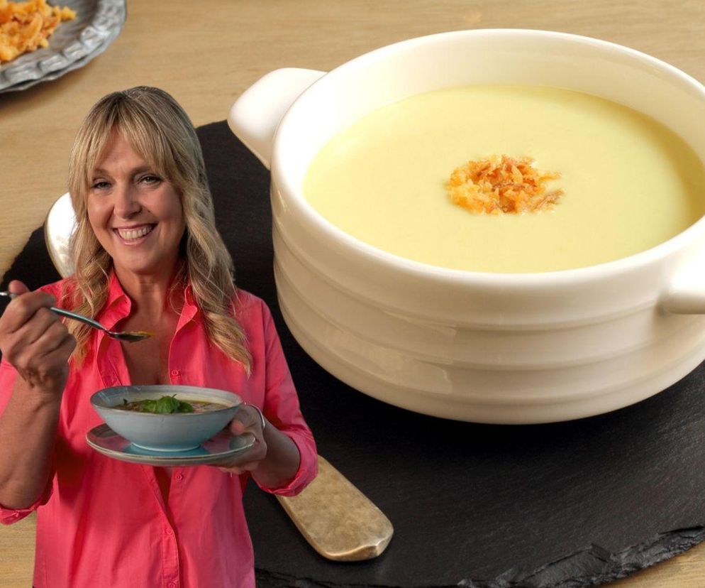 Zupa krem z ziemniaków według Ewy Wachowicz. Rozgrzewający smak w każdej łyżce