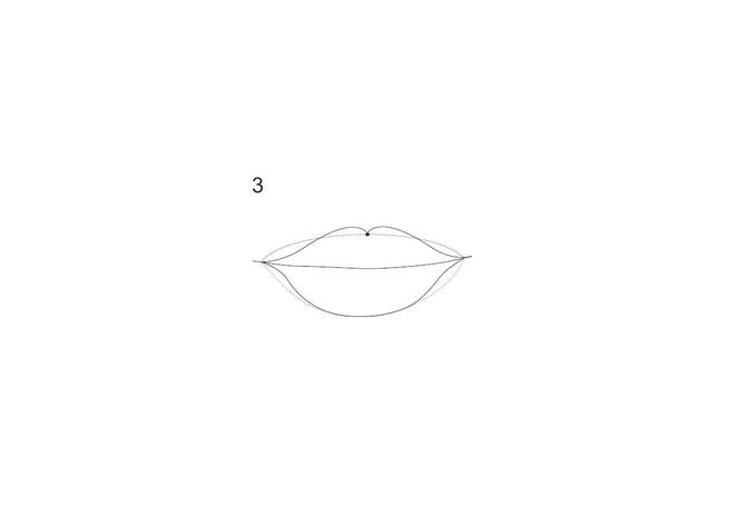jak narysowac usta - krok 3