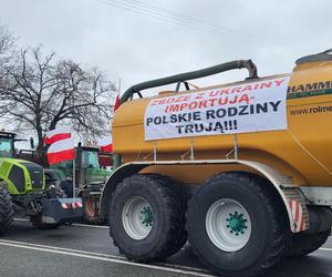 Protest rolników Zdany- Zbuczyn 