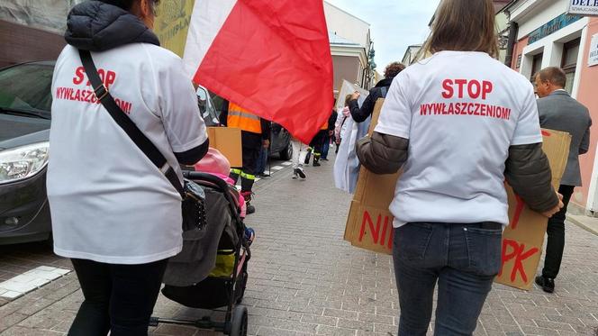 Protest przeciw CPK w Zamościu