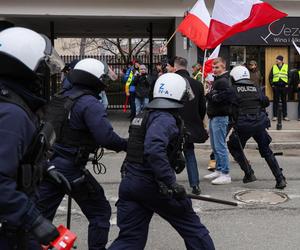 Protest rolników pod Sejmem - starcia z policją