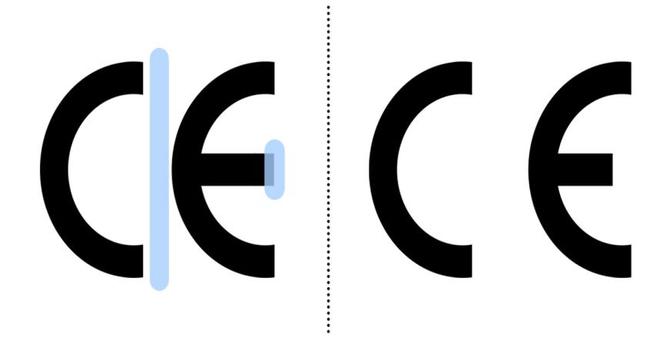 Logo China Export (po lewej) niewiele różni się oryginalnego symbolu CE 