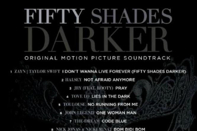 Fifty Shades Darker - piosenki z filmu Ciemniejsza Strona Greya
