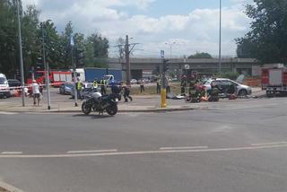 Wypadek w Bytomiu! Nie żyje motocyklista potrącony przez samochód [ZDJĘCIA]