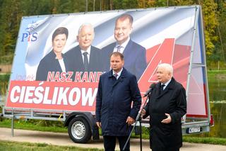 Kaczyński kpiąco o Tusku. W tle skoki wzwyż 