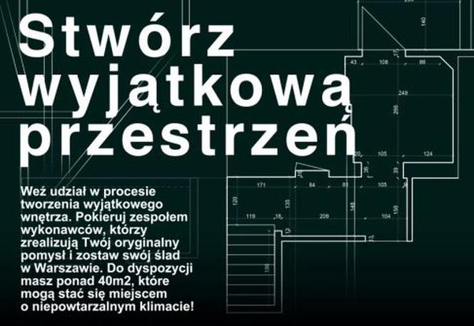 Aranżacja wnętrza sklepu w Warszawie. Otwarty konkurs architektoniczny