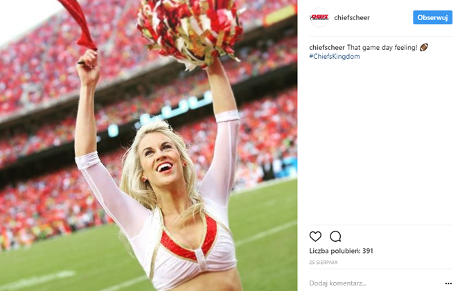 Cheerleaderki Kansas City Chiefs