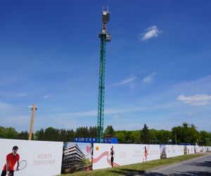 Budowa osiedla Mistrzów Olimpijskich pod Warszawą. Udziałowcem Robert Lewandowski. Maj 2025