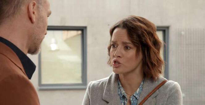 Pierwsza miłość, odcinek 3833. Laura (Katarzyna Maciąg), Adam Biernacki (Krystian Wieczorek)
