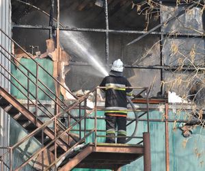 Pożar hotelu socjalnego w Kamieniu Pomorskim