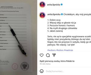 Wybory 2025: Tak Głosują gwiazdy. Anita Lipnicka