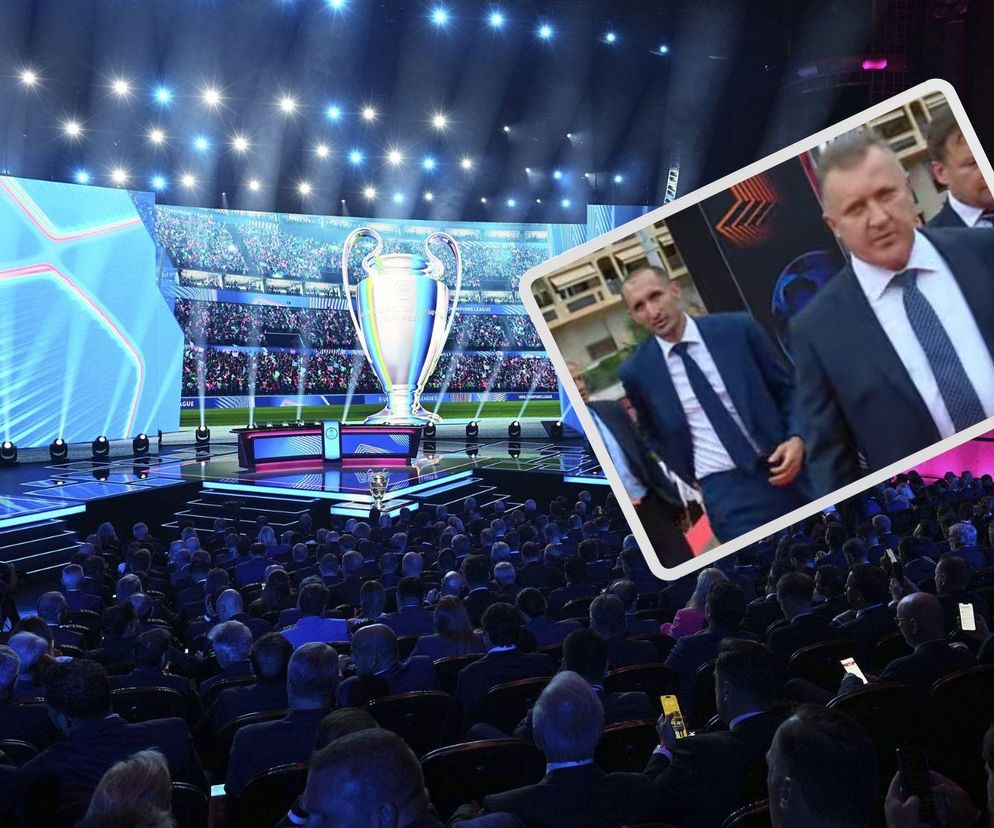 Cezary Kulesza na losowaniu Ligi Mistrzów
