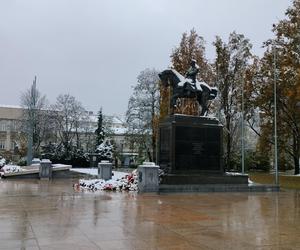 Pierwszy śnieg w tym sezonie! Lublin jest ukryty pod zimową pierzynką 