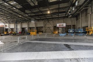 Wiecha na budowie czwartej hali Amberxpo. Rozbudowane tereny wystawiennicze będą mogły obsłużyć więcej wydarzeń