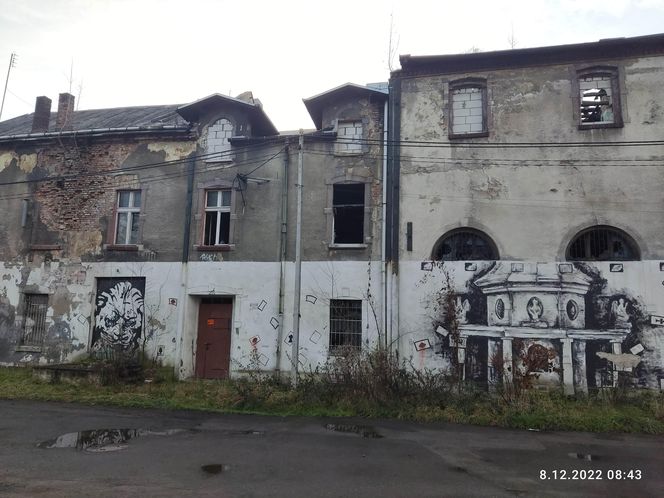 Historyczne budynki przy ul. Portowej w Mysłowicach