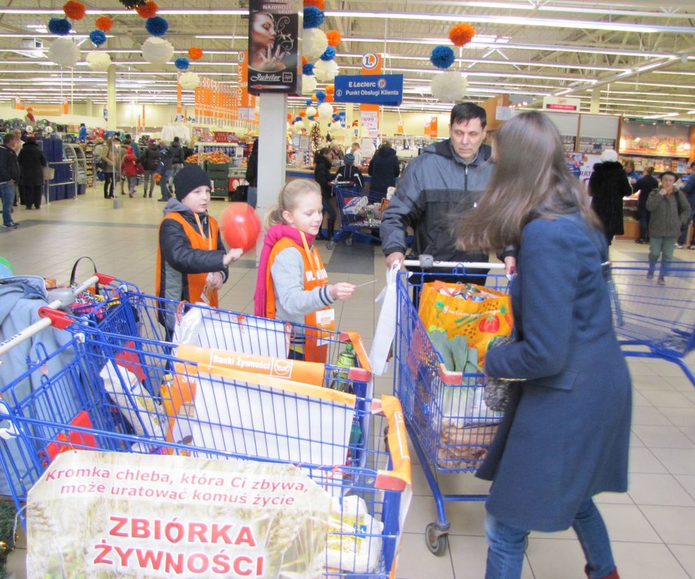 Zbiórka żywności w Elblągu