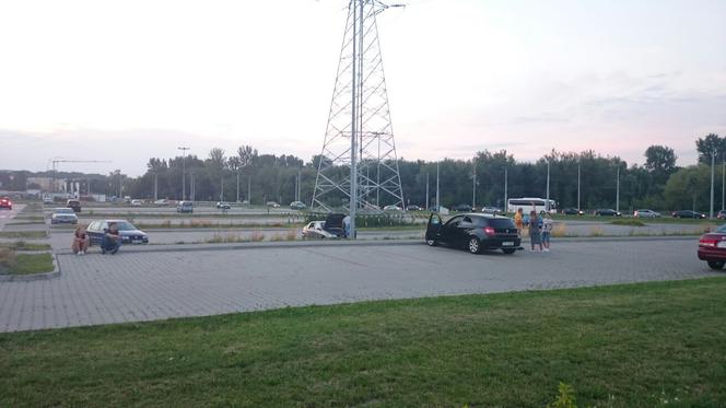 Zderzenie czterech samochodów koło Areny Lublin