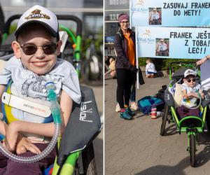 14-letni Franek nie chodzi i nie oddycha, ale… ukończył półmaraton! 