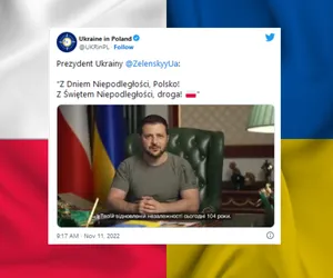 Wołodymyr Zełenski złożył Polakom życzenia z okazji Święta Niepodległości [NAGRANIE]