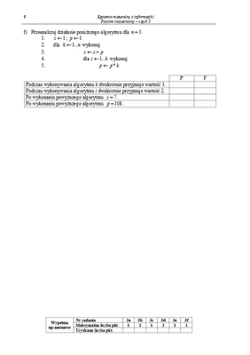 Matura 2013, informatyka poziom rozszerzony