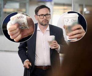 Daniel Obajtek szpanuje pięćsetkami