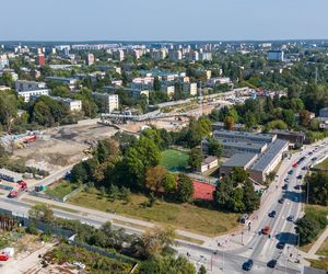 To miejsce, gdzie tunel drąży tarcza Faustyna. 