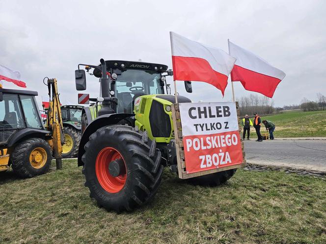 Protest rolników na Podkarpaciu