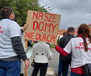 Protest przeciw CPK w Zamościu