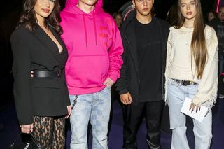 Allan Krupa i Nicol Pniewska na premierze filmu Pod wulkanem