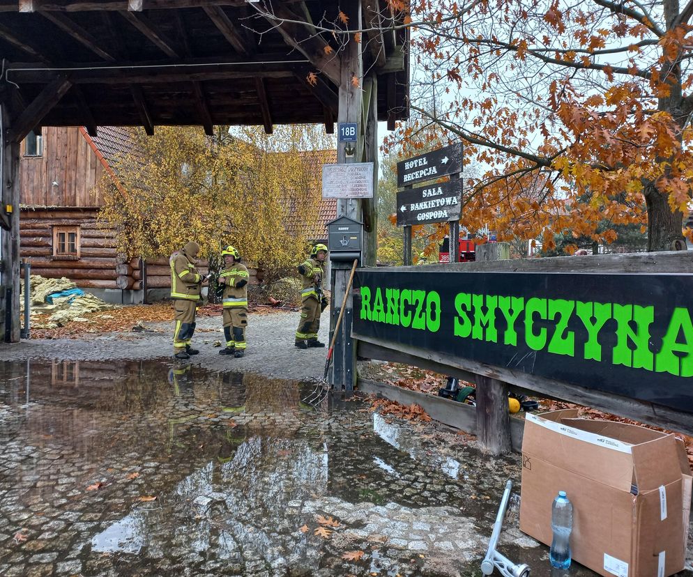 Duże straty po pożarze na Ranczo Smyczyna. „Mamy szereg umów z naszymi gośćmi i zamierzamy się z nich wywiązać”